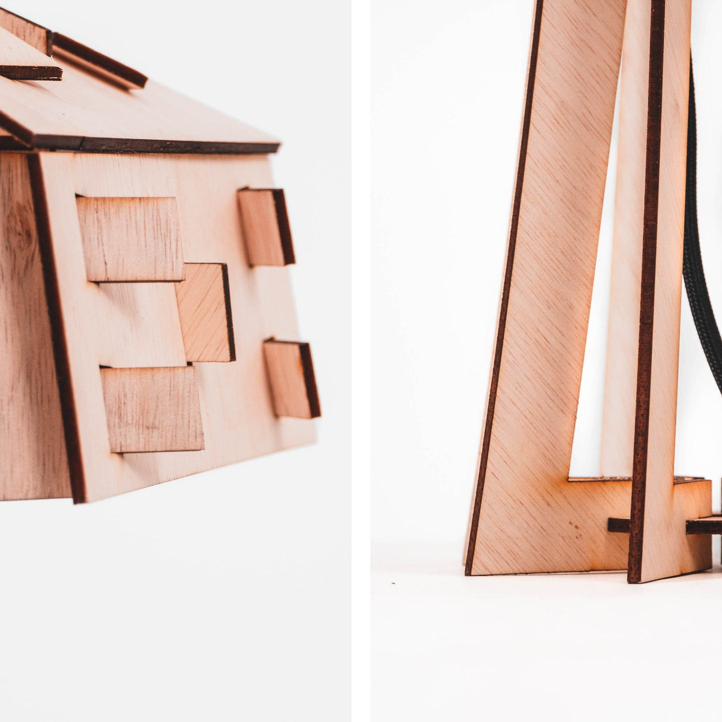 OSCAR tafellamp van WOMP de houten lamp