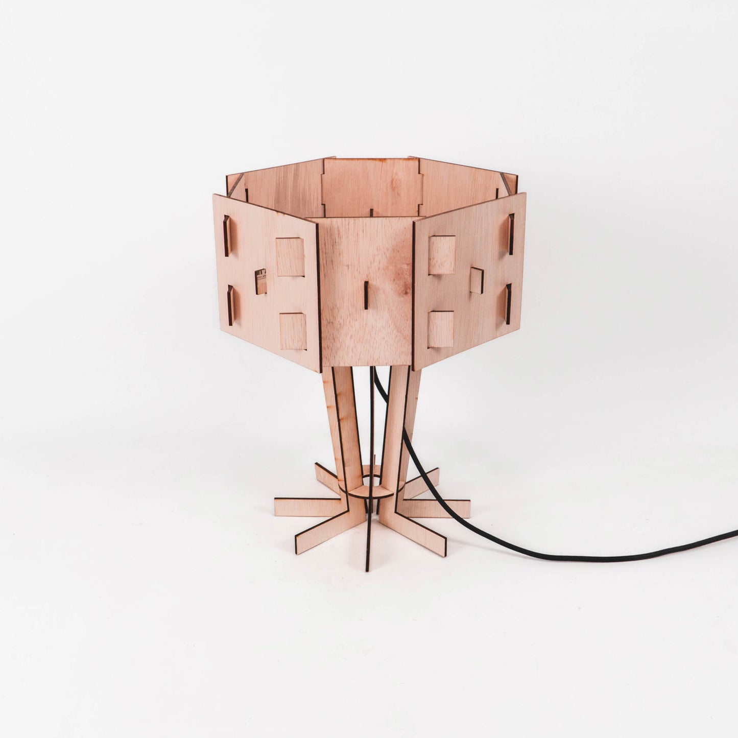 MORRIS tafellamp van WOMP de houten lamp