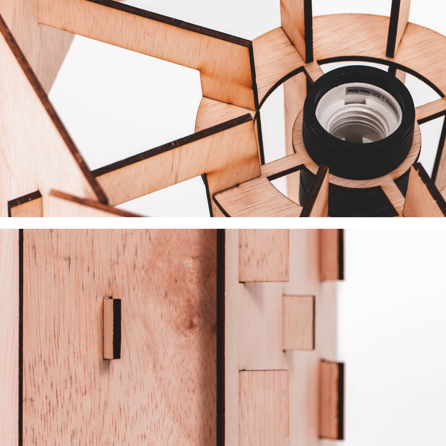 MORRIS tafellamp van WOMP de houten lamp