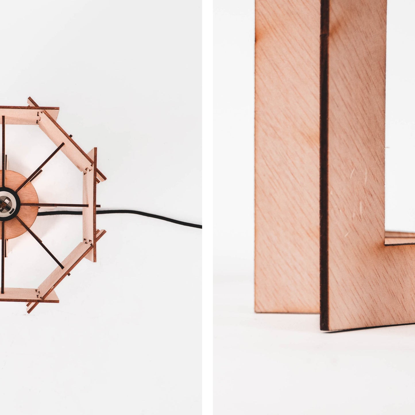 TESS tafellamp van WOMP de houten lamp