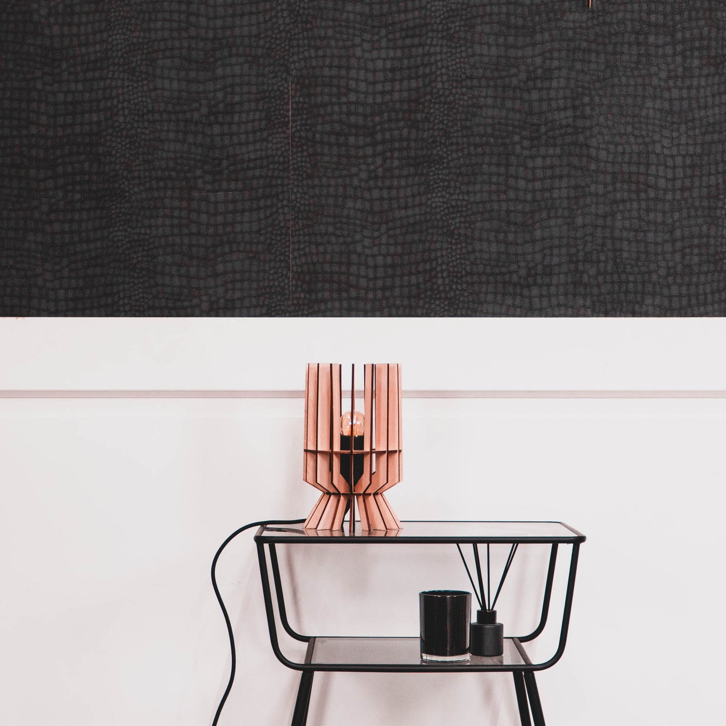 TARA tafellamp van WOMP de houten lamp