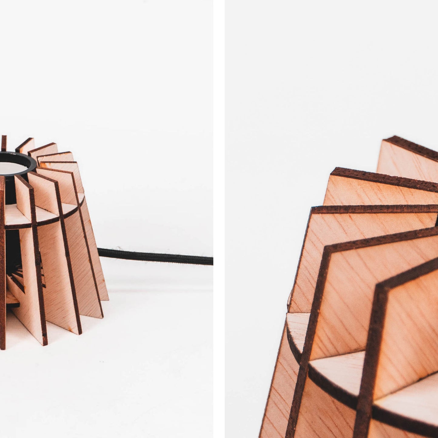 LIZ tafellamp van WOMP de houten lamp